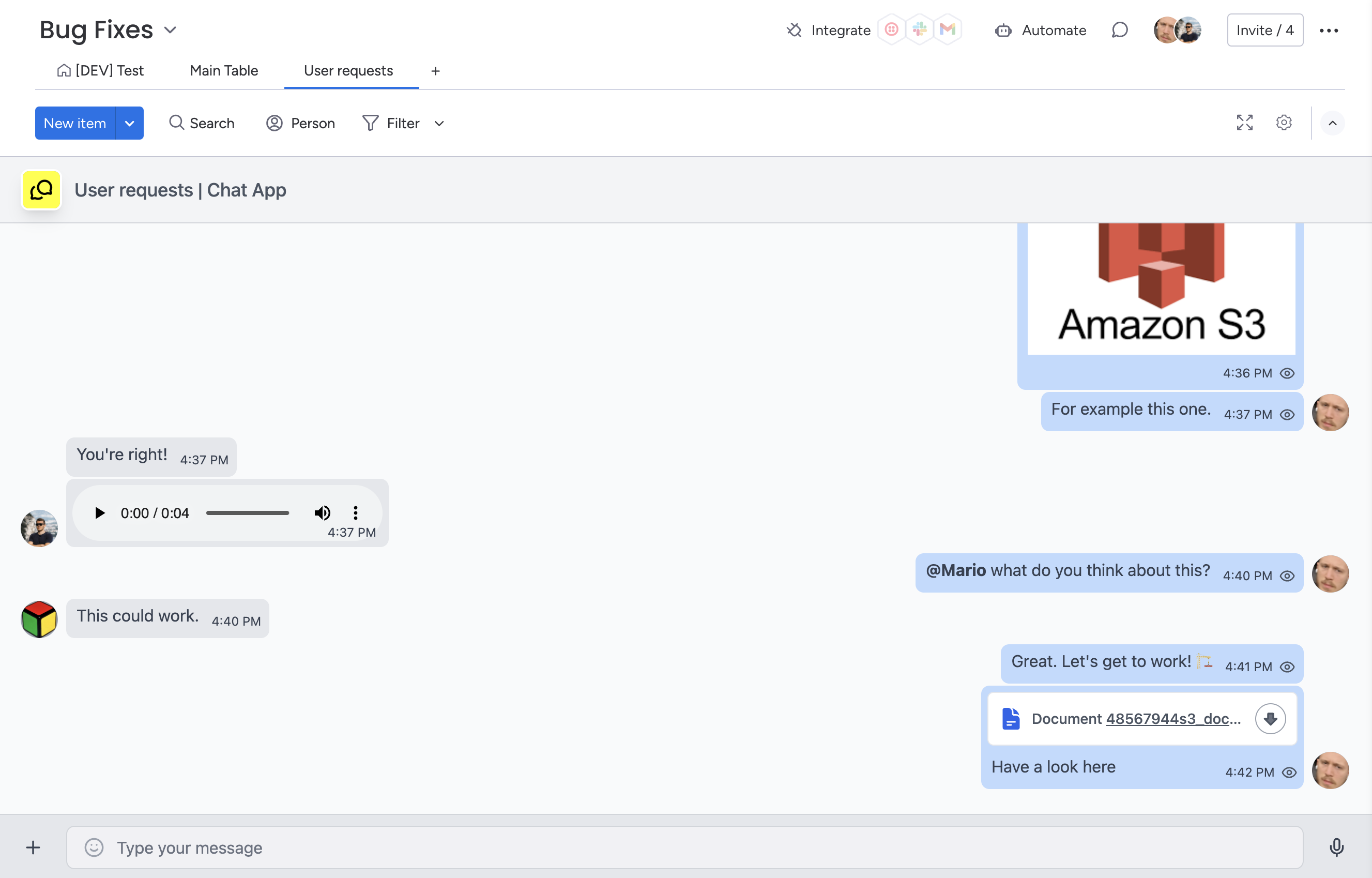App screenshot